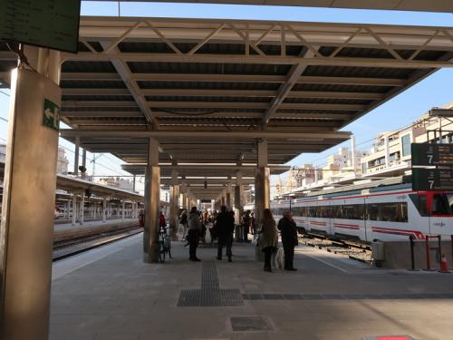 recrecido andenes estacion norte valencia villar obra civil