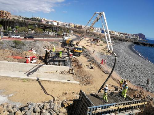 hormigonado estribo pasarela grupo villar obra civil