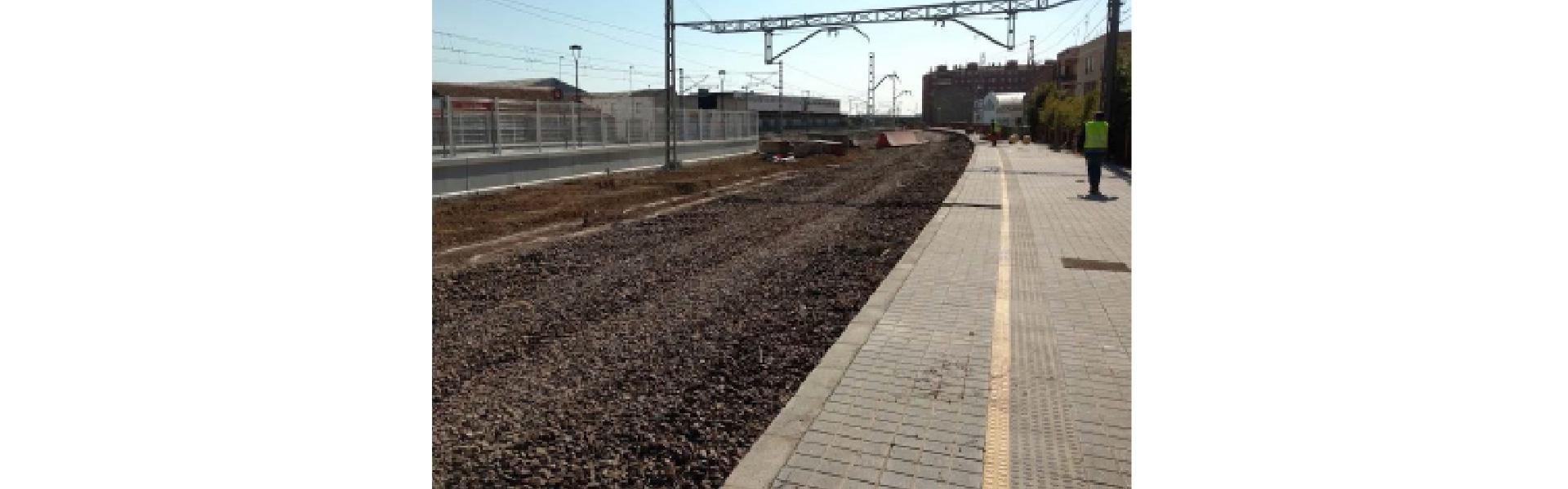 Adecuación de espacios para la construcción de parking en la estación de Nules