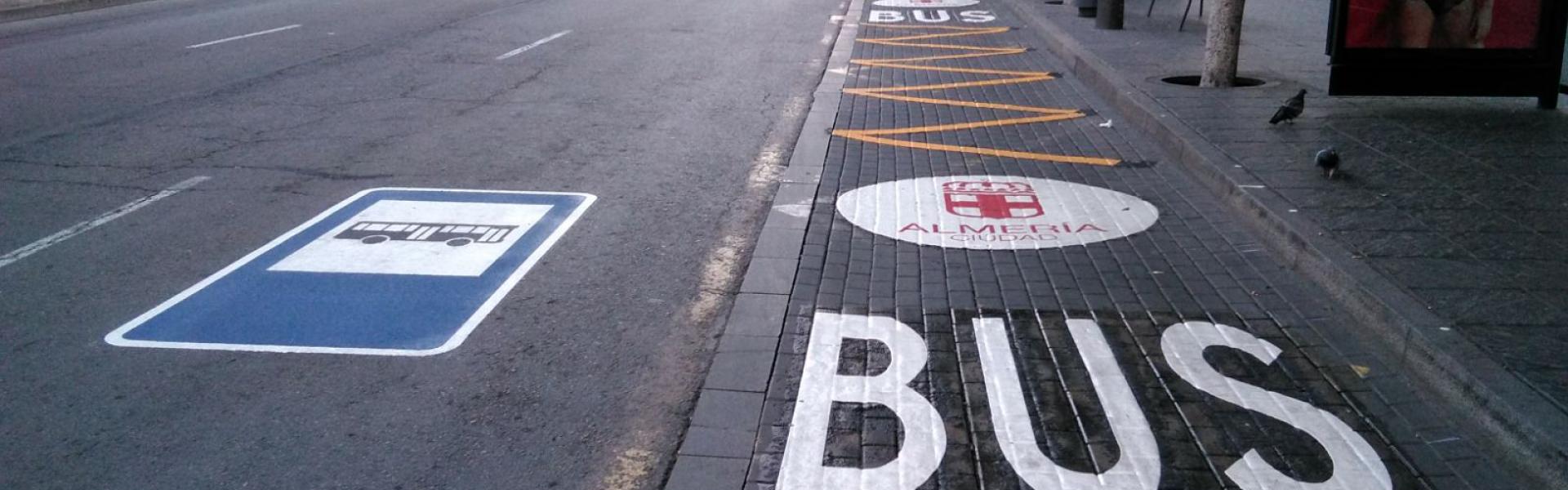 Paradas de autobús en Almería